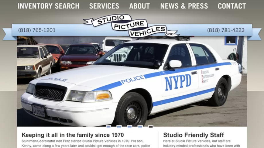 Studio Picture Vehicles '11