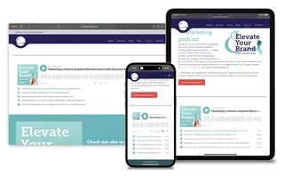 Podcast Page w/ Embedded Player