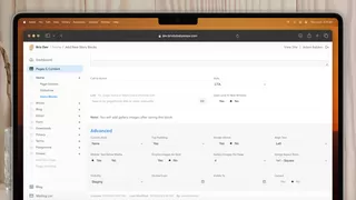 Advanced Settings for a Story Block
