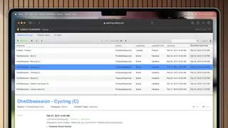 Oakley Social Media Planner - List View